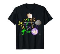Tijeras de papel Big Bang Rock Lizard Camiseta