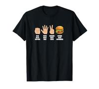 Tijeras de Papel de Roca Nada Mejor Que Hamburguesa Camiseta