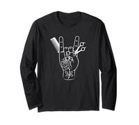 Tijeras de peine de mano Mystical Boho Barber Stylist Hombres Mujeres Manga Larga