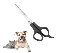 Tijeras de pelo para mascotas perros gatos tijeras de aseo ligeras tijeras rectas con hoja de adelgazamiento profesional para peluqueros de mascotas(Thinning Tooth Scissor)