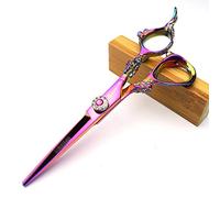 Tijeras de peluquería de 5,5 pulgadas y 6 pulgadas, color morado