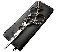 Tijeras de peluquería profesionales, 6 pulgadas, acero inoxidable de alta dureza, 440 C