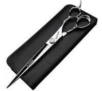 Tijeras de peluquería, tijeras de peluquería superafiladas, tijeras de 5.5/6/7/8 pulgadas para cortar el cabello, sensación estable al tacto (8 pulgadas planas)