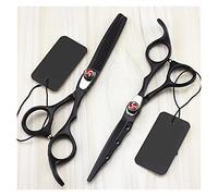 Tijeras de peluquero de 6 pulgadas, tijeras para adelgazar el cabello, tijeras de peluquero, tijeras de corte de pelo de peluquería (color: adelgazamiento) (adelgazamiento) (juego B) (juego B)