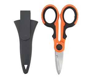 Tijeras de Pesca Mini, Cortadores de Línea Ergonómicos con Mango Antideslizante, Herramientas de Pesca Ligera para Aficionados Outdoor, Emergencias y Actividades Acuáticas