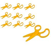 Tijeras de plástico para masa, corte recto, paquete de 10