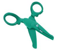 Tijeras de Plástico Seguras, Manualidades y Scrapbooking | Diseño Verde, Filo Suave y Ligero, para Tarjetas y Proyectos Creativos Infantiles
