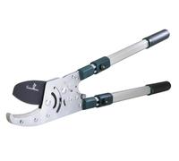 Tijeras de Poda Amboss con Mango Telescópico y Trinquete, Corte hasta 50 mm, Acero Endurecido, Agarres Antideslizantes, Herramienta Ligera 1890 g para Jardinería Profesional