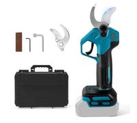 Tijeras de podar batería, batería sin escobillas, compatible con Makita, diámetro de corte de 30 mm, con hoja de repuesto para podar fácilmente el jardín y el árbol