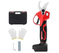 Tijeras de Podar Batería, Cortador sin escobillas con pantalla digital, compatible con Makita 18V batería, 30mm de diámetro de corte, con piedra de afilar, guantes protectores (sólo herramienta)