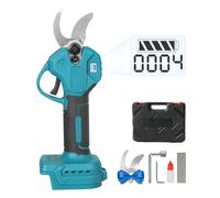 Tijeras de podar con batería compatibles con Makita de 18 V, tijeras de podar eléctricas profesionales, tijeras de podar eléctricas de 30 mm, sin escobillas, pantalla LCD, tijeras eléctricas de podar