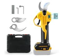 Tijeras de podar con batería profesional compatible con Dewalt, batería de 20 V, con pantalla LCD, diámetro máximo de corte para ramas, arbustos y troncos (sin batería)