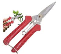 Tijeras de podar - Cortasetos de acero inoxidable, mango ergonómico, herramienta de corte inoxidable, tijeras de podar de precisión para setos y verduras