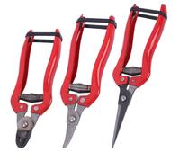 Tijeras de podar de 3 piezas, tijeras de jardinería profesionales con pestillo portátil que ahorran mano de obra resistentes para plantar y cosechar flores