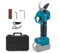 Tijeras de podar de 500 W compatibles con batería Makita, diámetro de corte de 35 mm, con hoja de repuesto para fácil poda de jardín y árbol (B)