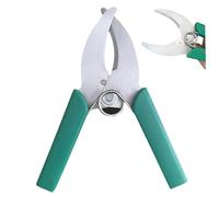 Tijeras de podar de mano de acero inoxidable de 5, 7 pulgadas, tijeras de podar afiladas antideslizantes que ahorran mano de obra para pelar ramas, podadora de jardinería