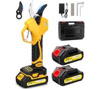 Tijeras De Podar Eléctricas, 3 Velocidades, Con Pantalla, Capacidad Máxima De Corte De 50 Mm, 1000W, Compatibles Con Baterías Makita, Ideales Para Jardinería y Ramas De Árboles