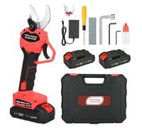 Tijeras de Podar Electricas 40mm,Tijeras de Podar Bateria 24v,2x3000mAh Bateria,Adecuado Para JardineríA，Huertos, Parques,Arboles Frutales,Bellota