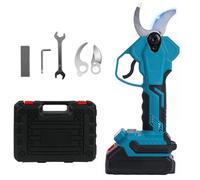 Tijeras de Podar Electricas 40MM, Tijeras de Podar Profesional con Baterías 1500mAh 21V/18V, Motor sin Escobillas, Tijera de Podar Inalámbricas para Jardinería, Vides, Ramas, Arbustos, Troncos
