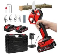 Tijeras De Podar Electricas, 40mm Tijeras Podar Bateria Podadora Electrica Bateria Con BateríAs 2x2000mAh Y Hoja De Acero SK5, Podadora Tijeras De Jardín Para JardineríA,áRboles Frutales,Viñedos