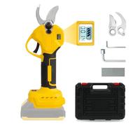 Tijeras de Podar Eléctricas, 45 mm Tijeras Eléctricas Podadora Electrica | Tijeras de Podar con Baterías Brushless Compatible con Dewalt 20V Batería, LCD Display para Jardinería (Sin batería)