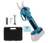 Tijeras de Podar Eléctricas, 65 mm Tijeras Eléctricas Podadora Electrica a Bateria, Tijeras de Podar con Baterías Brushless Compatible con Makita 18V Batería, LCD Display para Jardinería