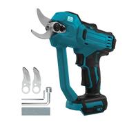 Tijeras de podar eléctricas compatibles con batería Makita de 18 V, 35 mm, ligeras, sin escobillas, para jardines y huertos con 2 velocidades, pantalla digital, cuchillas de repuesto SK5 (sin batería