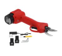 Tijeras de podar eléctricas con hoja de acero al carbono SK5 y batería de litio recargable, podadora de ramas de árbol portátil inalámbrica para operaciones de cosecha de huertos