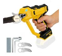 Tijeras de Podar Eléctricas Inalámbricas Compatibles Con Dewalt Batería de 18V (No Batería), Podadora Eléctrica Sin Escobillas de 600W Con Apertura Máxima 35MM, Para Jardín Y Huerto