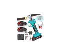 Tijeras de Podar Eléctricas Sin Escobillas 21V, Cuchilla SK5, Diámetro 30mm, 2 Baterías 1.5Ah, Ligera 700g, para Jardín, Huerto y Árboles Frutales