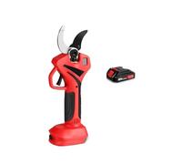 Tijeras de podar eléctricas sin escobillas 55mm, tijeras inalámbricas 2 engranajes, cortador poda for bonsái y árboles frutales for batería 18V(1 Battery)