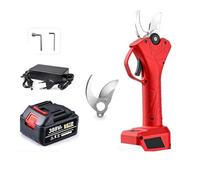 Tijeras de podar eléctricas sin escobillas, herramientas de poda de bonsái for árboles frutales de jardín inalámbricos for el hogar, adecuadas for 18V/21V(388VF-1)