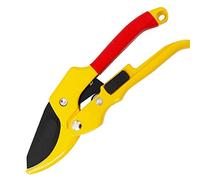 Tijeras de podar manuales de trinquete, tijeras de jardín profesionales con hoja de acero SK-5, afiladas, que ahorran esfuerzo para toda la familia.