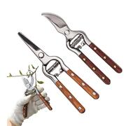 Tijeras de Podar para Jardín - Cortadora Bypass Multiusos Manual,Juego de 2 Unidades de Tijeras de Jardín de Acero Inoxidable,para Plantas Exteriores Árboles Frutales Flores Jardineros y