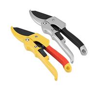 Tijeras de podar para jardinería, 2 unidades, ahorradoras de mano de obra, para árboles frutales, bonsáis, injertos, acero SK5 de alta dureza.