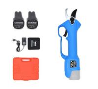 Tijeras de podar, Podadora inalámbrica de iones de litio, tijeras eléctricas eficientes for bonsái, ramas de árboles eléctricas, herramientas de jardín, SC-8603, 16,8 V(Two Batteries)