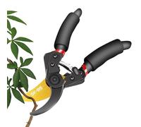Tijeras de podar profesionales Titan: herramientas de jardín robustas, mango suave para mayor comodidad y precisión, hoja de corte duradera, segura y eficiente Ideal para setos de jardín, arbustos, fl