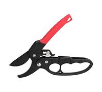 Tijeras de podar Rojo Negro Segmentado Trinquete Rama Tijeras Interruptor deslizante que ahorra esfuerzo Tijeras de podar para huerto
