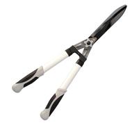 Tijeras de podar setos de 2 manos, aluminio, 63 cm, hojas de acero antiadherente, mango TPR, ajuste de corte. Diseñado para: jardinería y mantenimiento de setos. #