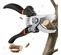 Tijeras de Podar SK-5 Inoxidables con Seguro Bloqueo, Tijeras podar Profesionales Cortan Ramas de 25mm, Herramientas jardineria para Rosas, Arbustos y Bonsáis