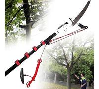 Tijeras de podar telescópicas, podadoras árboles, sierra extensible profesional, herramientas jardinería con hoja acero(7.2m/24ft,7.2m/24ft)