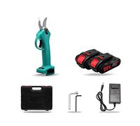 Tijeras de podar, Tijera de podar eléctrica inalámbrica 98Vf con 2 piezas de batería de iones de litio de 9700 mAh, herramienta eficiente for podar bonsái de árboles frutales(Blauw)