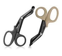 Tijeras de primeros auxilios, 2 piezas, tijeras de vendaje EMT y corteza de trauma, tijeras médicas para enfermeras, médicos, sala de emergencias