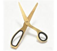 Tijeras de sastre profesionales, tijeras de alta resistencia Tijeras de corte de tela con tijeras de acero inoxidable dorado para modistas de oficina en casa