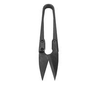 Tijeras de subproceso - 12 PC/Pack Black Hilar - Hilar - Con acero de alto carbono - para el hogar - ropa, zapatos, juguetes, artesanía - 10,5 cm/4,1 pulgadas
