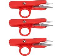 Tijeras de tela, 3 piezas, tijeras de hilo de acero inoxidable, alisadoras, corte fácil, tijeras de tela pequeñas, accesorios de costura para el hogar