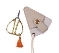 Tijeras de tela de 6 cm con de piel sintética | Tijeras de sastre para tejidos, manualidades, manualidades, manualidades, manualidades, corte de, cocina, hogar, oficina, escuela, aula