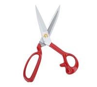 Tijeras de tela, versátiles, ligeras, inoxidables, juego de tijeras de costura ergonómicas para bricolaje en casa (mango rojo de 12 pulgadas)