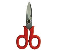 Tijeras de trabajo para electricistas (Largo: 14,4 cm, Longitud de corte: 42 mm)
