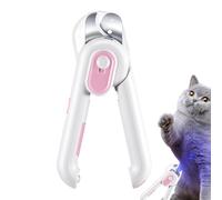 Tijeras De Uñas De Gato, Recortadora De Cuidado con Luces LED, cortaúñas de Gato, para el Cuidado Diario, Mientras se duchan y bañan, Mientras viaja y en el salón